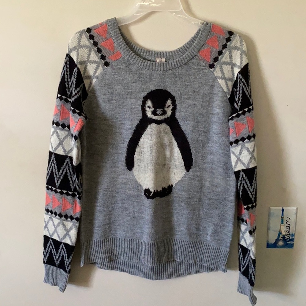 Penguin ugly Christmas sweater